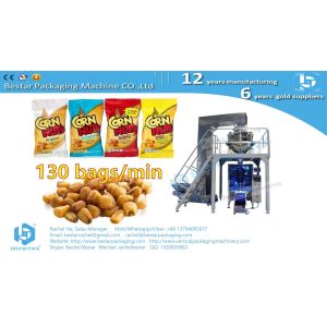 Bestar innovative high speed weighing packing machine 130 bags per minute BSTV