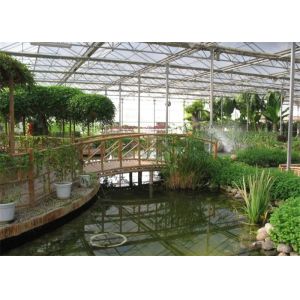 Large Size Twin Wall Polycarbonate Greenhouse 8m - 18m Span Width Range
