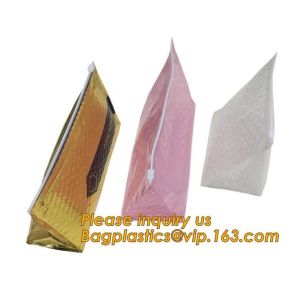 Cosmetic Pink Slider Padded Bag/Silver k Bag With Bubble,Padded Envelopes Cheap