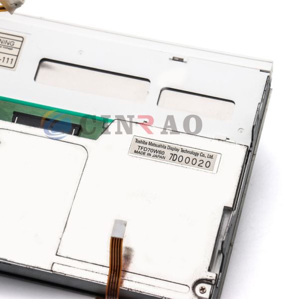 7.0 INCH Toshiba TFD70W60 TFT LCD Screen Display Panel For Car GPS Auto Spare Parts