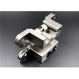 Satin Stainless Steel Hidden Door Hinges With Wide Stronger Connecting Arms