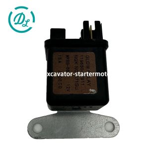 EexcavaStart Yanmar 119650-77911 Glow Plug Relay 12VDC 3A Excavator Part