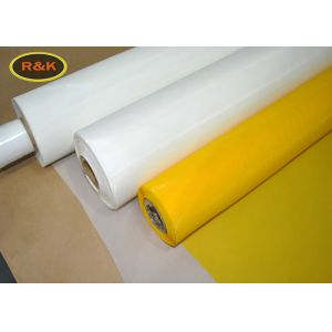White / Yellow 120T - 34PW Polyester Silk Screen Printing Mesh Plain Weave Type