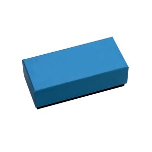 Cheap Rectangle Blue French Macaron Paper Gift Box Packaging With Insert Tray for sale