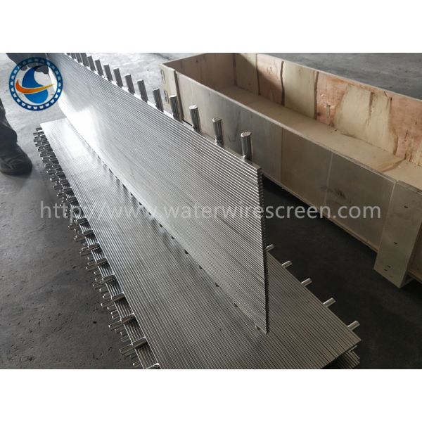 0.5mm Slot Sus304 Flat Johnson Screens With Round Support Bar