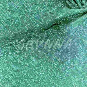 Recycled Fiber Activewear Knit Fabric 77%Recycled Nylon 6%Silver Metallic 17
