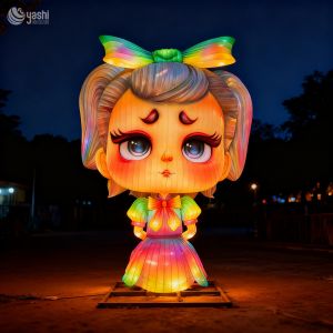 Traditional Chinese Festival Handmade Lanterns, Cartoon Character Lanterns for