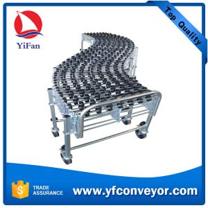Expandable and Gravity Steel Skate Wheel Conveyor