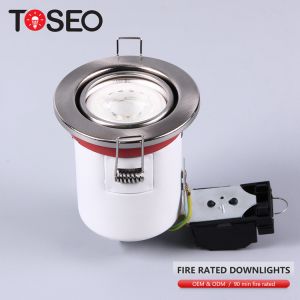 China 2700k GU10 Recessed DownLight Fitting IP65 Ceiling Downlights on sale