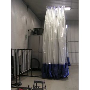 CoatTech Retractable Spray Booth For Industrial Efficiency , Retractable Paint