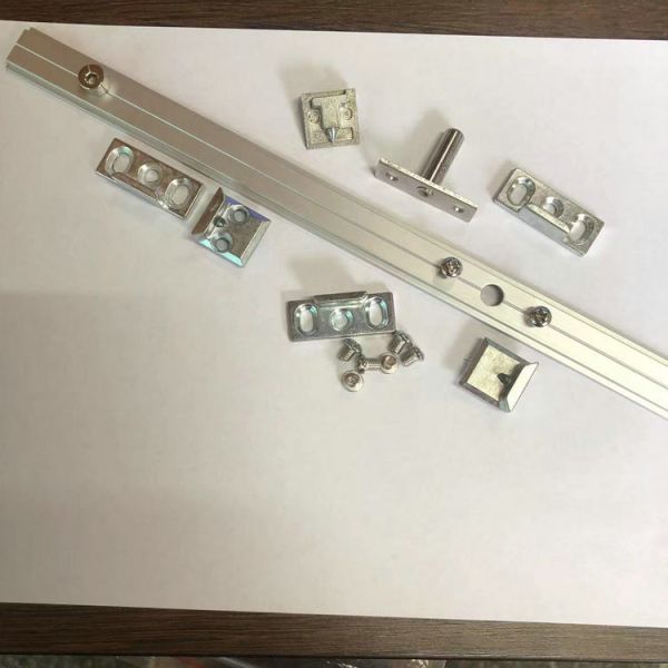 400MM Length 2.3mm Thickness Aluminum Profile Transmission Rod for Window and Door