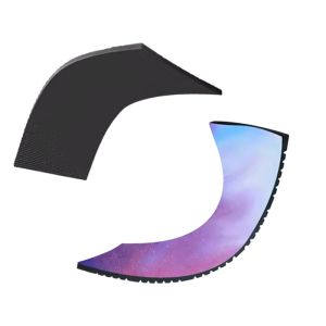 P1.25 Flexible LED Display Screen Large Curved Angle Module For Advertising
