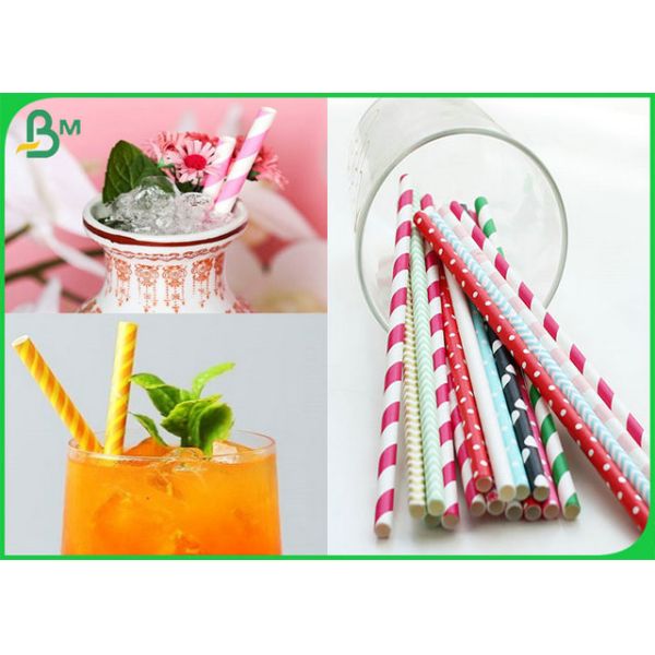 white kraft paper 13MM 120GSM FDA Certified White Kraft Paper Reel For Making Paper Straws