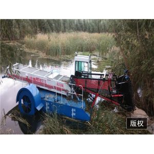 KEDA Lake River Cleaning Aquatic Weed Harvester Water Hyacinth Cutting Machine