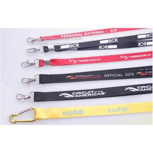 Tailored screen print polyester neck ribbon factory wholesaler in China