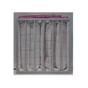 China Polyester Ahu 3500m³/H Pocket Air Filter / Bag Filter F7 To F9 Efficiency on sale