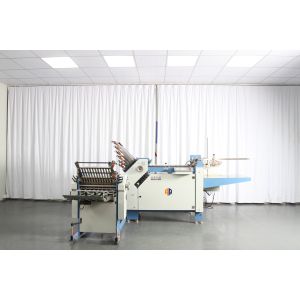 Cost-effective A3 Leaflets Insert Paper Cross Folding Machine With Gear Driving