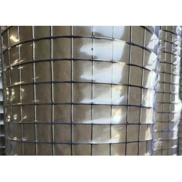 Silver Galvanized Steel Welded Mesh Rolls For Construction Work Abrasion