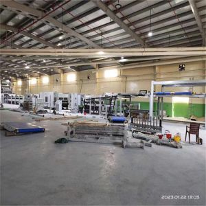 3 Layer Corrugated Cardboard Production Line Paper Making Machinery with 4500 KG