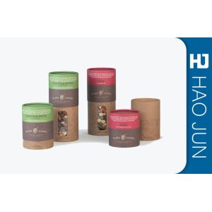 China Handmade Cardboard Cylinder Tubes For Chocolate , Matt Lamination Surface on sale