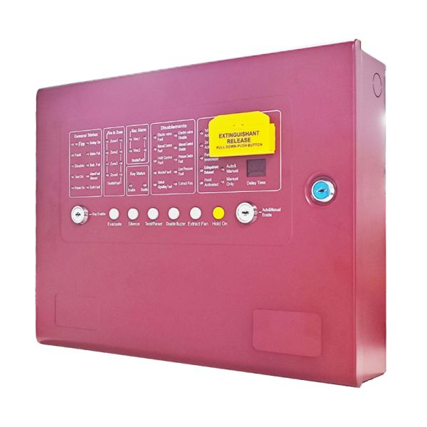 4 Zone Fire Alarm System Gas Fire Suppression System Fire Protection with 5kg
