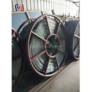 Anti-Twisting Braided Steel Rope – High-Strength Galvanized Cable for Power Line