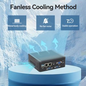 Intel Pentium J2900 Industrial PC With Dual LAN 4 COM Support Dual Screen