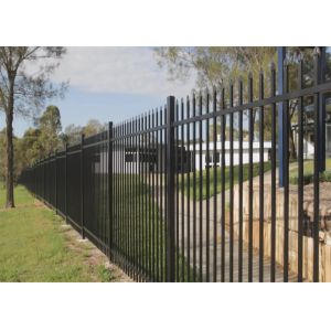 garrison fence panels spear crimped design 1800mm height and 3000mm width