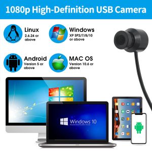 1080P USB Mini Bullet Camera UVC Driverless Camera For Industrial Surveillance