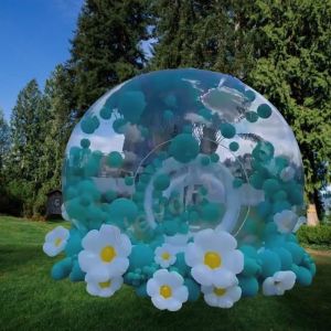 Custom Logo Printed 4m Inflatable Bubble House for Kids Balloon Bubble