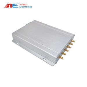ISO18000-3M1 Long Range RFID Reader RF Power 1 - 8W With Six Channels