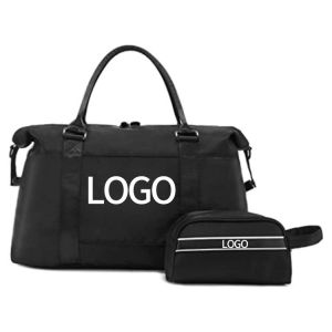 Customized Waterproof Travel Duffel Bag Set with Toiletry Carry On Weekender