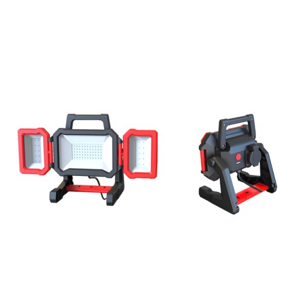 3000LM Folding Outdoor Working Light IP54 Portable Flood Light Rechargeable