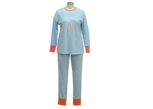China Full Length Ladies Pajama Sets Women'S 2 Piece Pajamas Plain Dyed Technics on sale