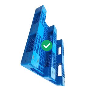 Injection Molded Nestable Plastic Pallet Heavy Duty 1200Kg Dynamic Ergonomic