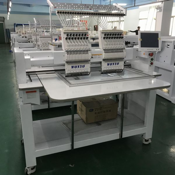 Household Computerized Embroidery Machine Wooden Case Servo Motor Flat Cap T-shirt Embroidery Machine Stepper Motor