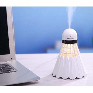 Portable Cool Mist Mini Badminton Humidifier 240ML USB Badminton Car Humidifier