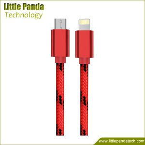 Factory Direct Sale USB Data Cable Newest Nylon Braided Data Cable V8 for Iphone