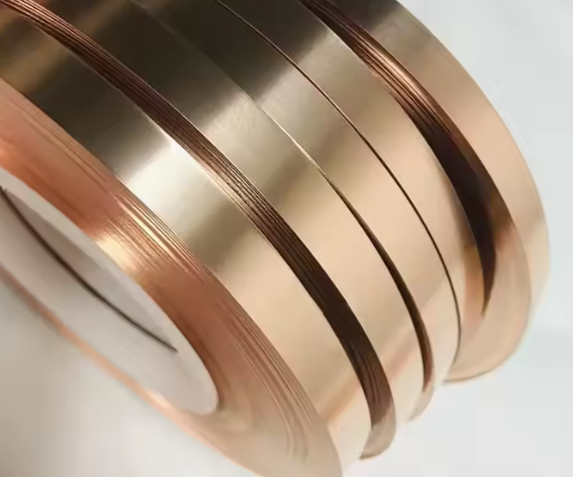 Bright Bronze Red Decorative Copper Strip In Coil For Interior T2 C10100 C10300