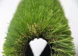 China Childhood 25MM Fake Grass For Outside , Turf Synthetic Grass Rug 9600 Dtex on sale