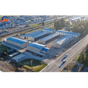 Prefabricated Steel Workshop with Galvanized Frame and Purlin C.Z Shape Steel