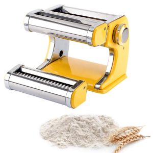 SS Shule Pasta Maker 150mm Hand Operated Dough Noodle 21*17*16.2cm