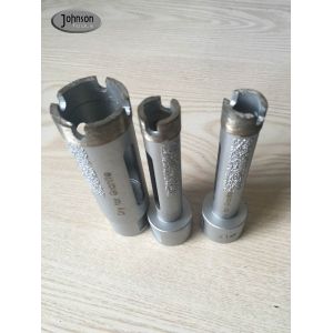 6mm,8mm,10mm-100mm Diamond Dry Core Drills Bits With Brazing Rods For Granite ,