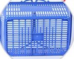 Rectangular Plastic Hand Shopping Basket Hollow - out Double Handle