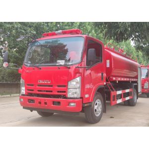 China ISUZU 139kw Water Tank Fire Truck 6 Wheeled 8000L Capacity Multipurpose on sale