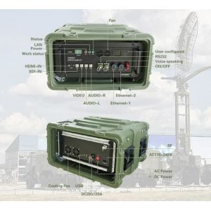 Tactical Ethernet Portable Wireless Video Transmitter 50km Military Radio