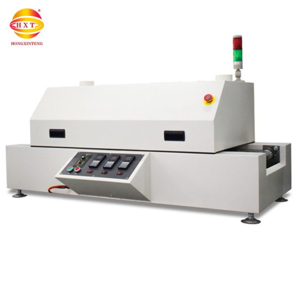 3 Zone Desktop Reflow Oven Machine HXT-H330A Lead Free SMT PCB Manufacturing