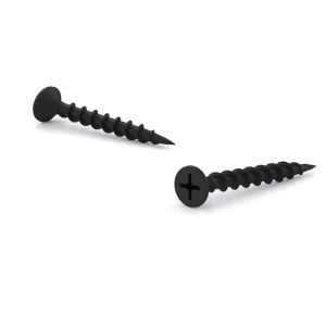 Cheap Black Phosphated Bugle Head Drywall Screws For Connection And Fastening for sale