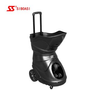 SGS Approved Tennis Ball Machine 9 Scale Frequency Built In Battery