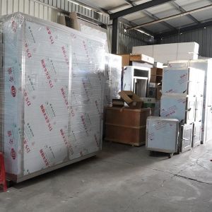 750w Modular Personal Air Shower Unit Double Doors Interlock Air Shower